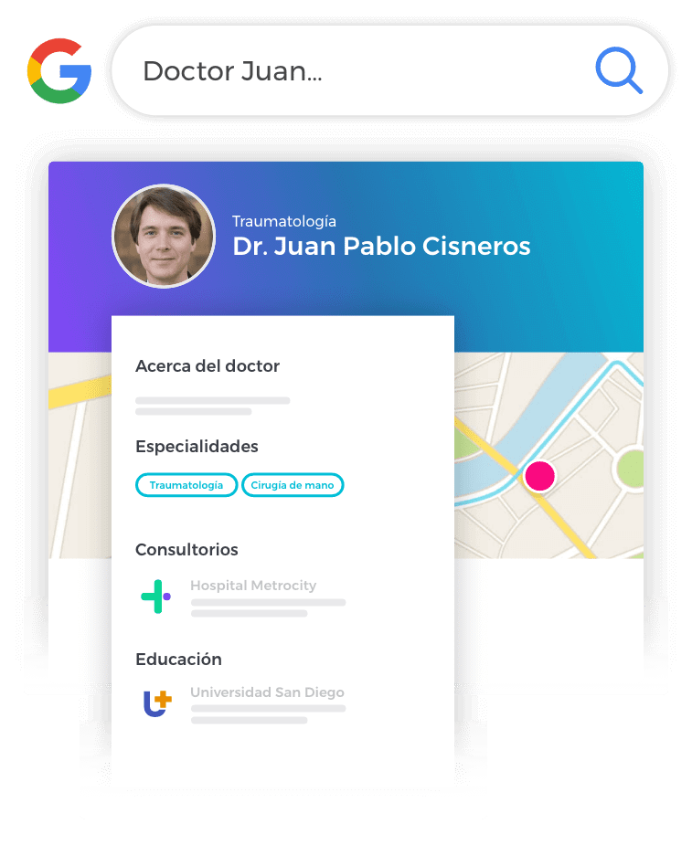 perfil profesional en Doctorisy